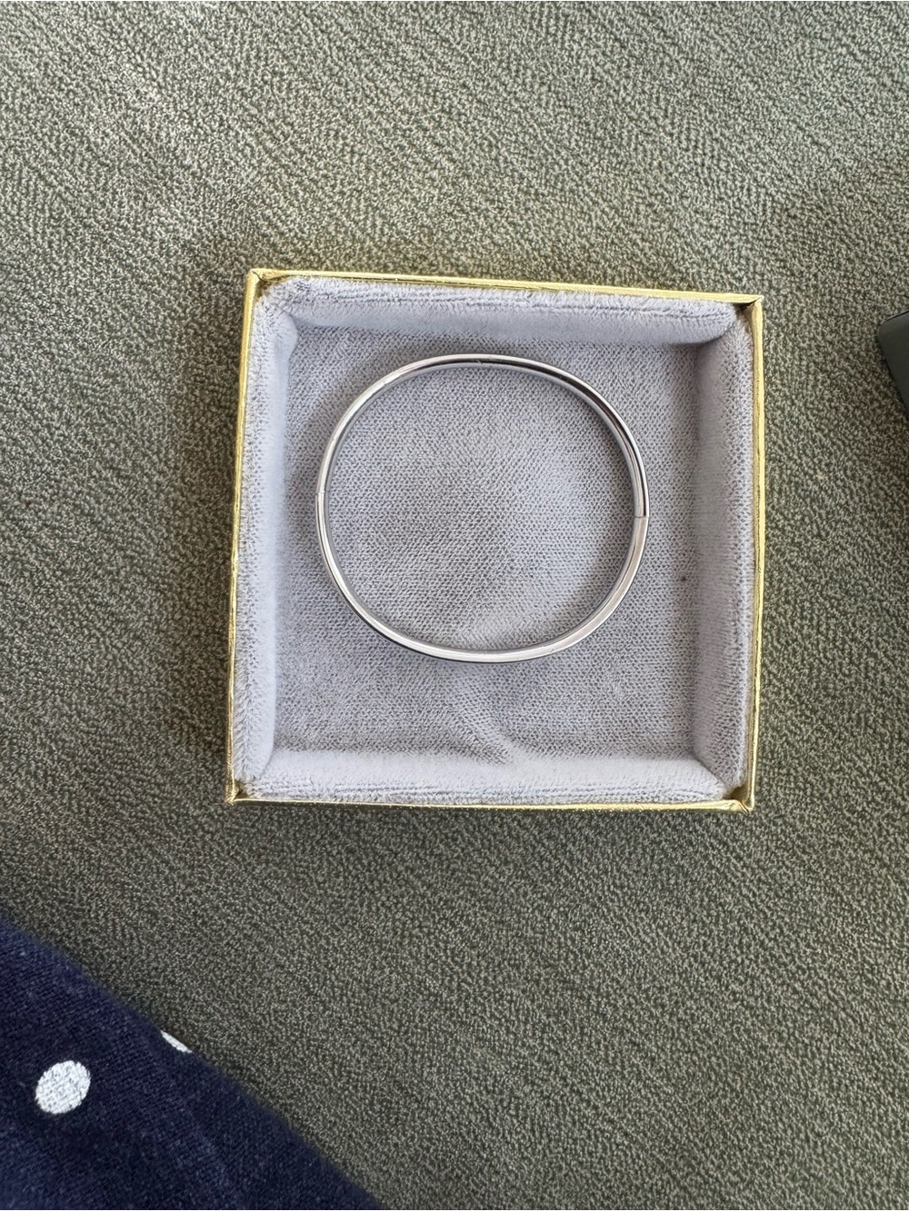Classic Silver Bangle Bracelet - child’s